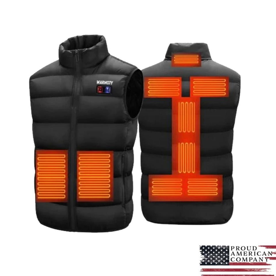 Keep your body warm anywhere you go during this winter! Designed for adventure, the upgraded premium WARMSTY 4.0 HEATED Vest are made for those who love to be outdoor in the cold. Our heated vests are made to withstand brutal and freezing weather and have