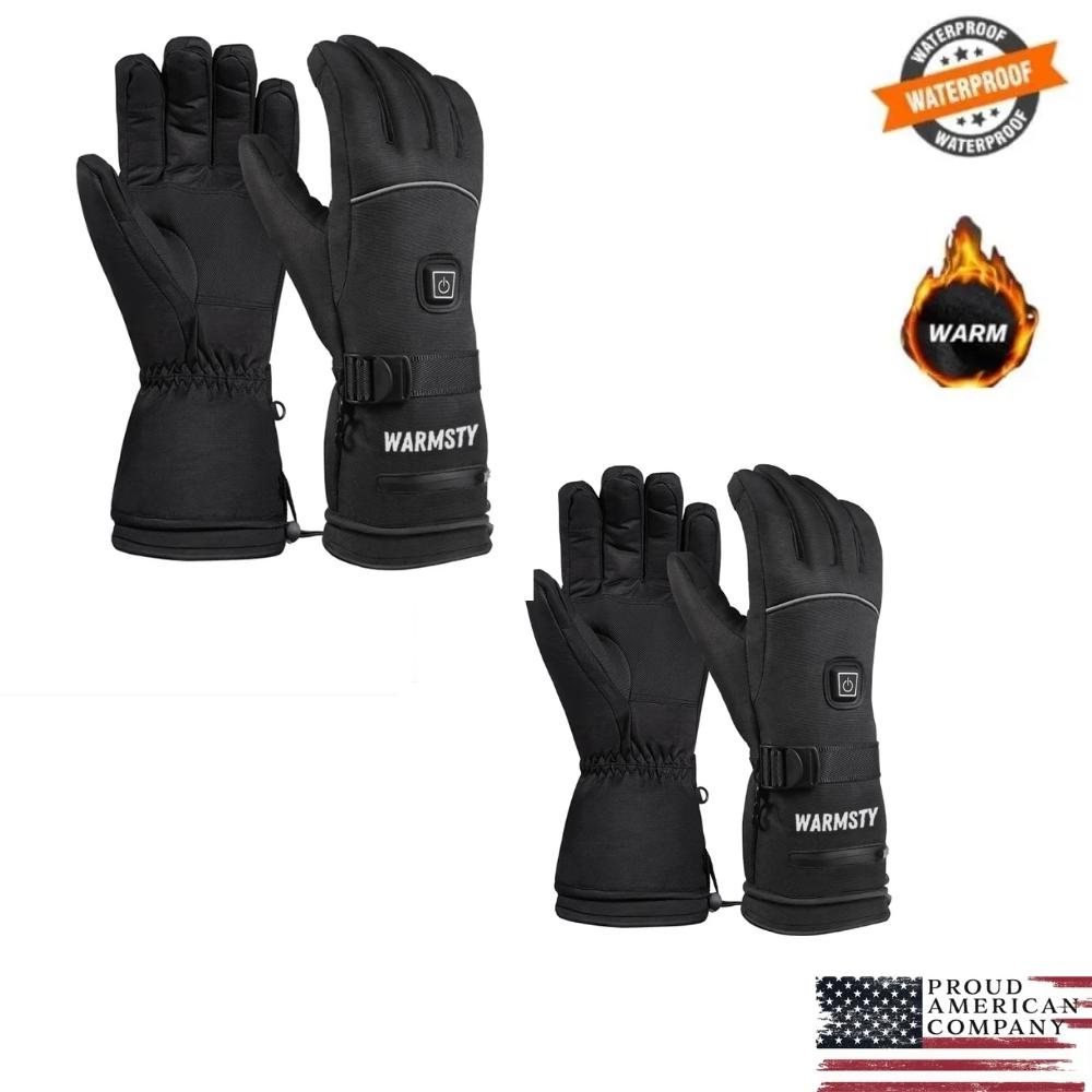 Warmsty 4.0 Premium Heated Gloves  x2 (One Size Fits All)